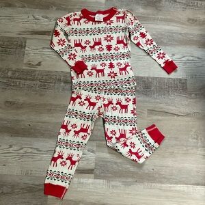 Hanna Andersson 100/4 Dear deer Pajama Set